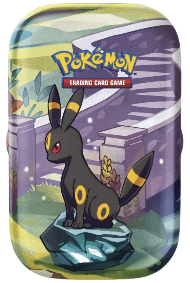 Prismatic Evolutions Mini Tin